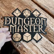 Sign - BLACK - CUSTOM - Dungeon Master