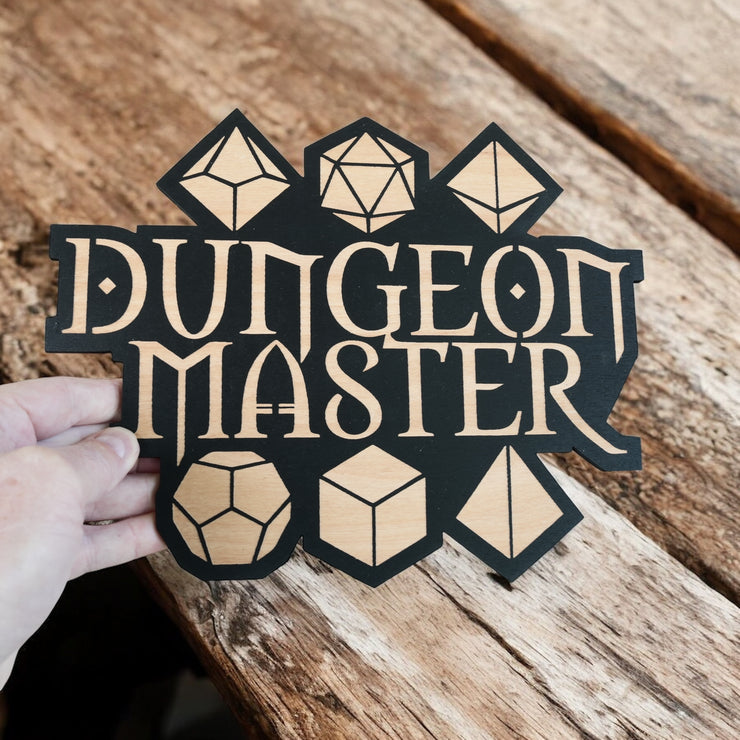 Sign - BLACK - CUSTOM - Dungeon Master