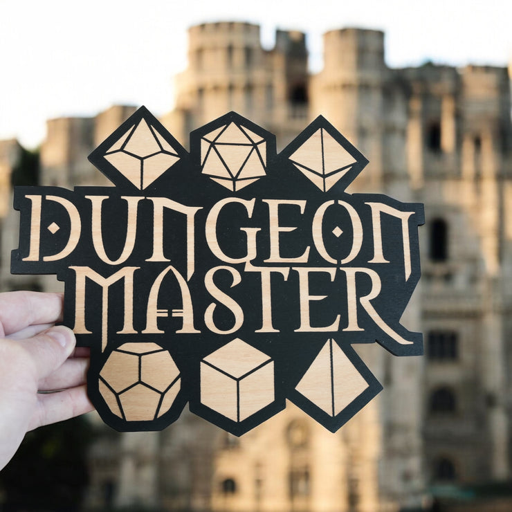 Sign - BLACK - CUSTOM - Dungeon Master
