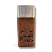 Cigar Case with Cutter - Welcome to the funny farm Leather