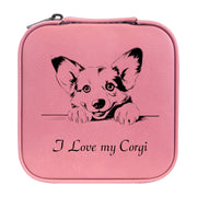 Jewelry Box 4x4 - CUSTOM - I love my Corgi