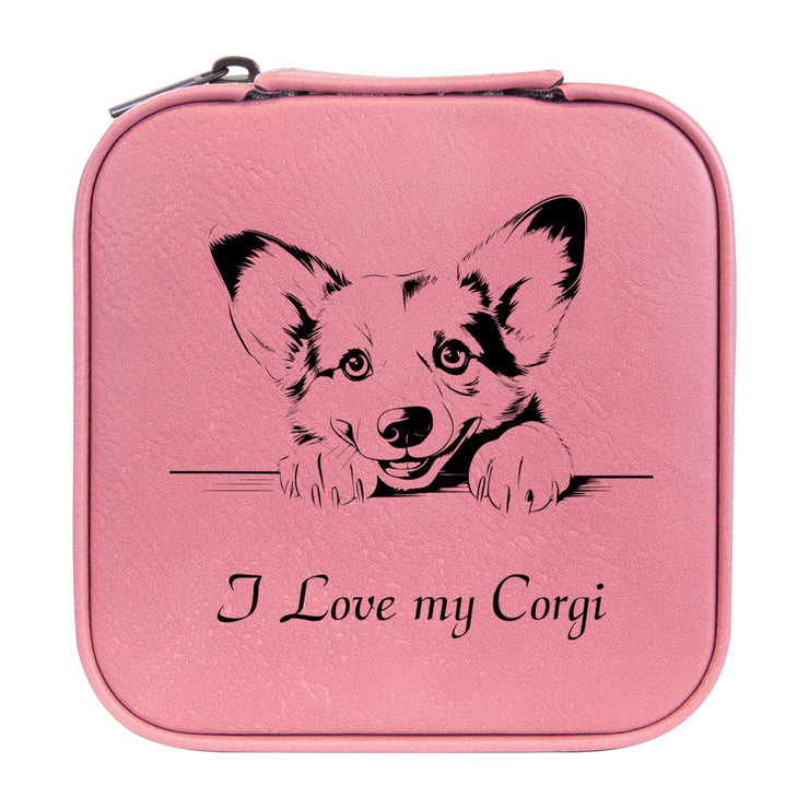 Jewelry Box 4x4 - CUSTOM - I love my Corgi