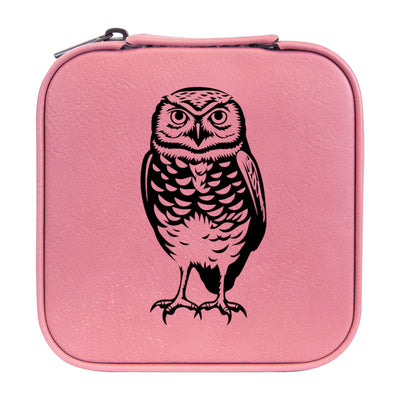 Jewelry Box 4x4 - CUSTOM - Burrowing Owl