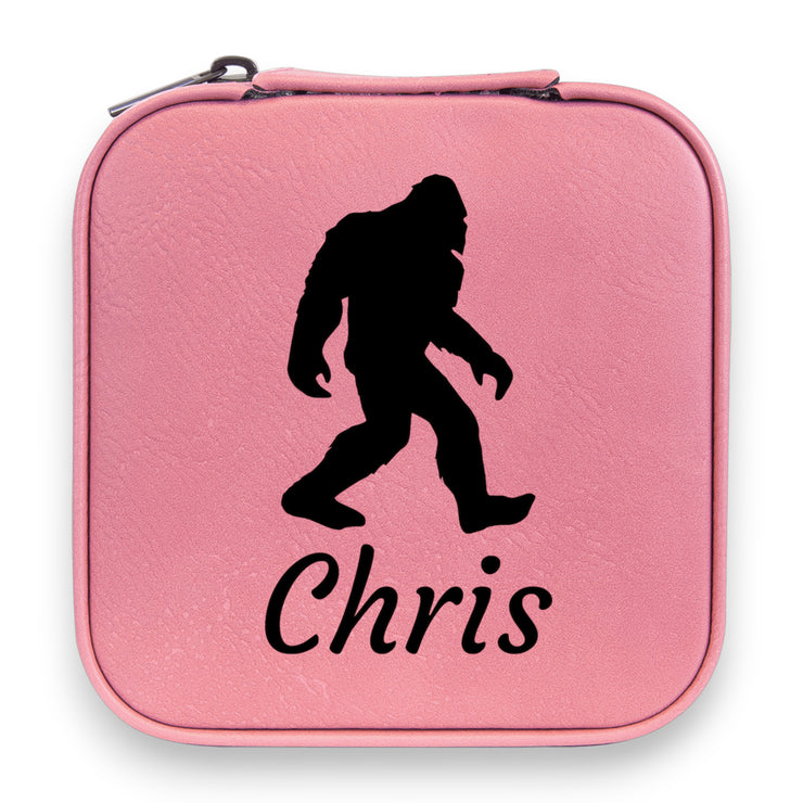 Jewelry Box 4x4 - PERSONALIZED - CUSTOM - Bigfoot Sasquatch