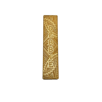 Bookmark - PERSONALIZED Polynesian Tribal - Birch