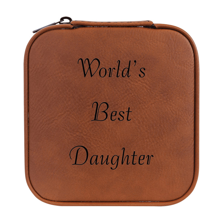 Jewelry Box 4x4 - CUSTOM - World's Best Daughter