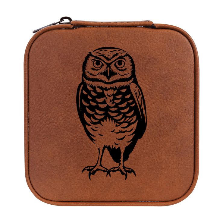 Jewelry Box 4x4 - CUSTOM - Burrowing Owl