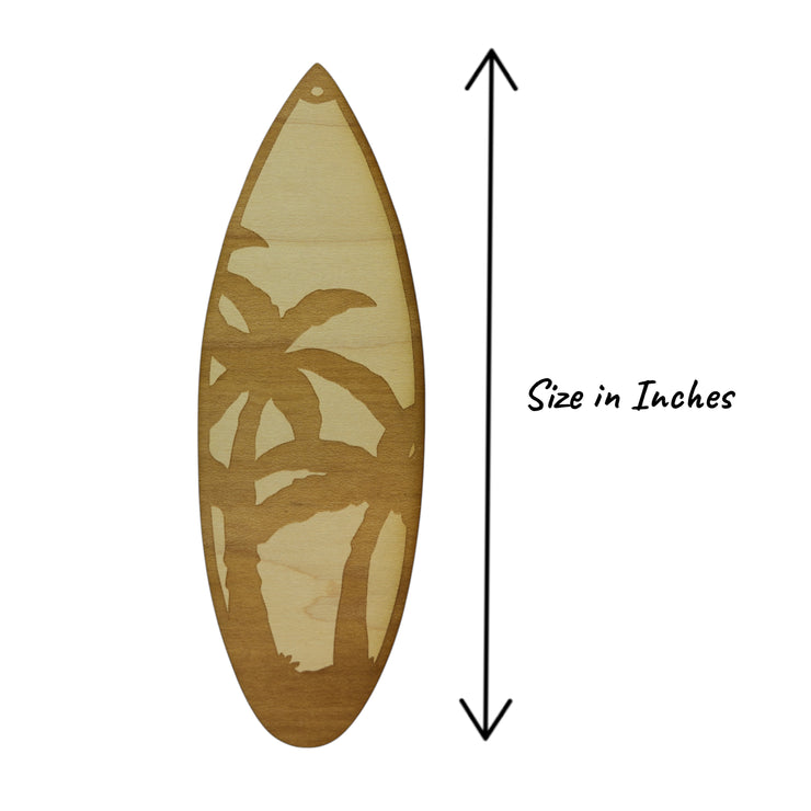 Sign - Custom - Palm Tree Surfboard