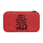 Jewelry Box 7x4 - CUSTOM - Just a girl who loves volleyball