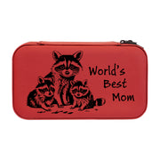 Jewelry Box 7x4 - CUSTOM - Worlds best mom with Raccoons