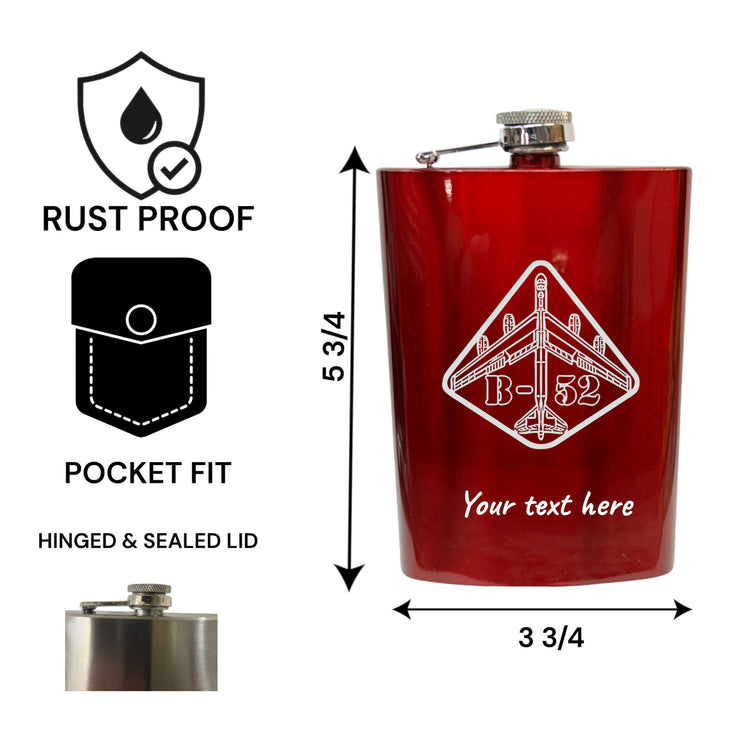 8oz - PERSONALIZED - CUSTOM - B52 Bomber