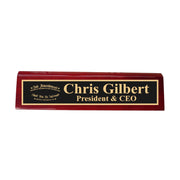 Desk Wedge Name Plate - PERSONALIZED - 2nd Amendment - 11 Inches