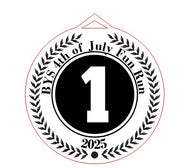 Award - PERSONALIZED 1st 2nd & 3rd Place Standard Medals - Cedar