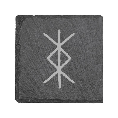 Coaster - Slate - Viking Protection Rune - SET OF 2