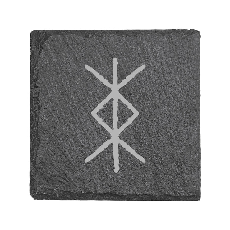 Coaster - Slate - Viking Protection Rune - SET OF 2
