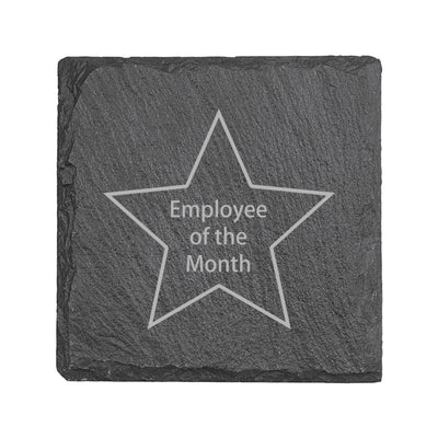 Coaster - Slate - Employee of the month - SET OF 2
