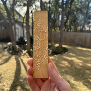 Bookmark - Sunflower - Birch wood