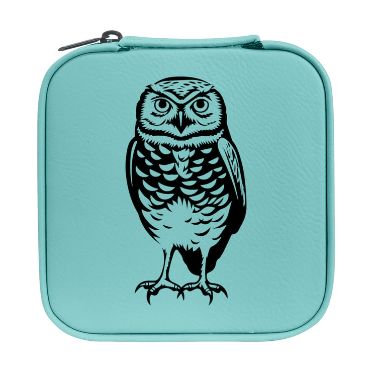 Jewelry Box 4x4 - CUSTOM - Burrowing Owl