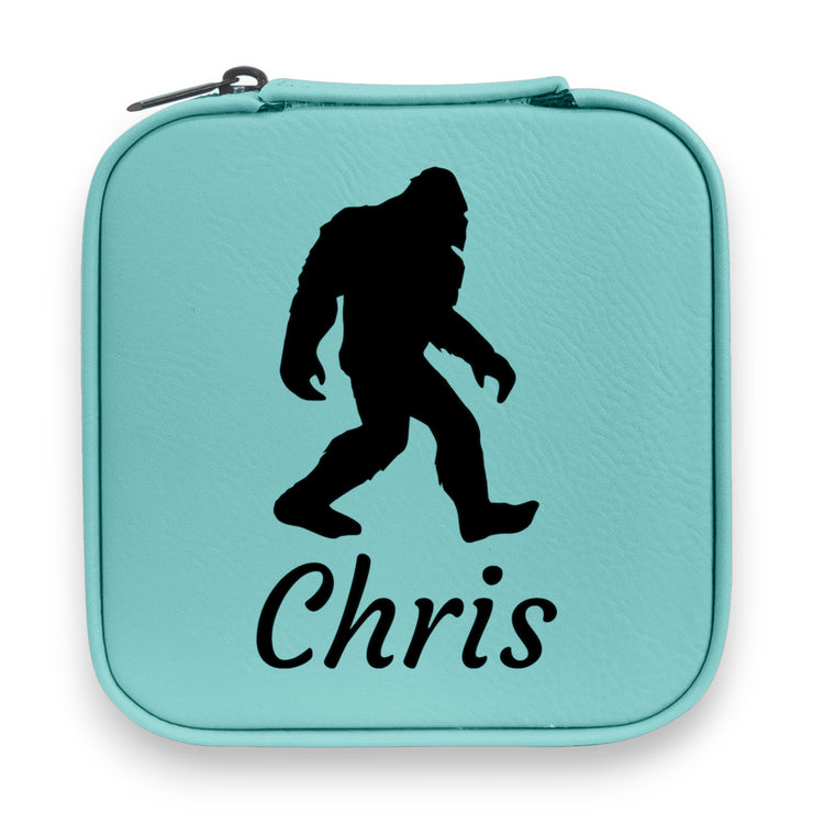 Jewelry Box 4x4 - PERSONALIZED - CUSTOM - Bigfoot Sasquatch