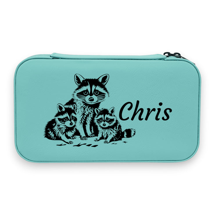 Jewelry Box 7x4 - PERSONALIZED - CUSTOM - Raccoons