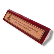 Desk Wedge Name plate - Marcus Aurelius - 11 Inches