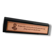 Desk Wedge Name plate - Marcus Aurelius - 11 Inches