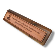 Desk Wedge Name plate - Marcus Aurelius - 11 Inches