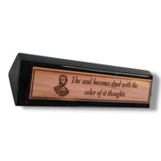 Desk Wedge Name plate - Marcus Aurelius - 11 Inches