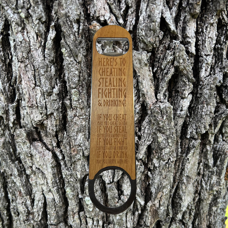 Viking Toast - WOODEN Bottle Opener