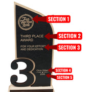 Award - PERSONALIZED - Trophy Award 1st 2nd 3rd Place