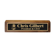 Desk Wedge Name Plate - PERSONALIZED - Jesus - 11 Inches