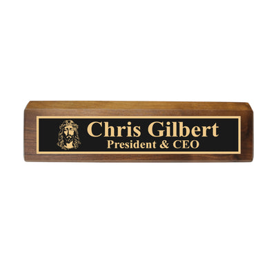 Desk Wedge Name Plate - PERSONALIZED - Jesus - 11 Inches