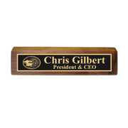 Desk Wedge Name Plate - PERSONALIZED - Noahs Ark - 11 Inches