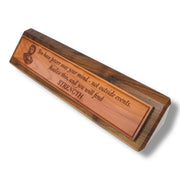 Desk Wedge Name plate - Marcus Aurelius - 11 Inches