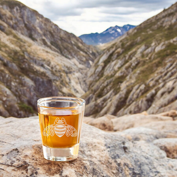 2oz Bee Shot Glass