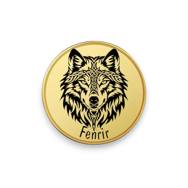 Challenge Coin - PERSONALIZED - CUSTOM - Fenrir