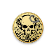 Challenge Coin - PERSONALIZED - CUSTOM - Skull with Snake