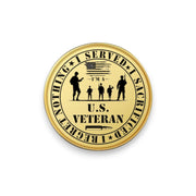 Challenge Coin - PERSONALIZED - CUSTOM - US Veteran