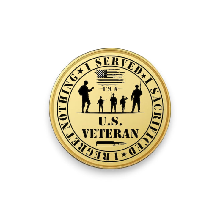 Challenge Coin - PERSONALIZED - CUSTOM - US Veteran