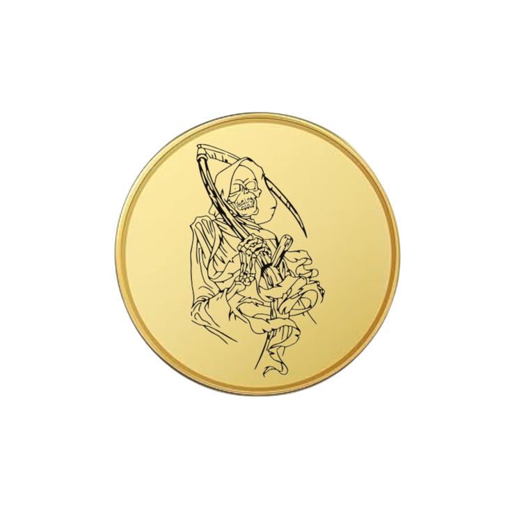Challenge Coin - PERSONALIZED - CUSTOM - Dealer of Death Grim Reaper