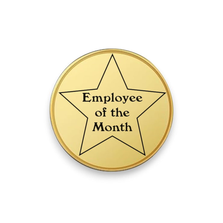 Challenge Coin - PERSONALIZED - CUSTOM - Employee of the month