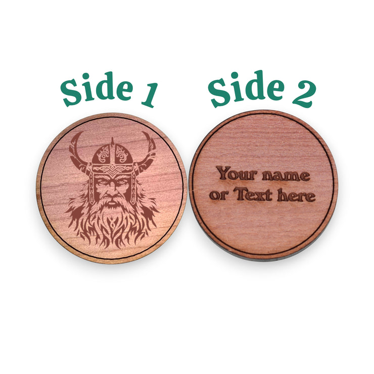 Challenge Coin - PERSONALIZED - CUSTOM - Viking