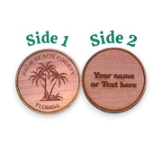 Challenge Coin - PERSONALIZED - CUSTOM - Palm Beach County Florida