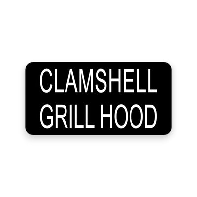 Hood Restaurant Name Plates for the kitchen