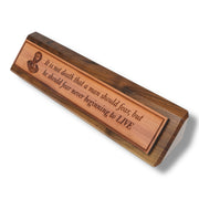Desk Wedge Name plate - Marcus Aurelius - 11 Inches
