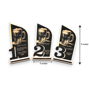 Trophy Award - PERSONALIZED - Beer - 1st 2nd 3rd Place - 9x5 Inches