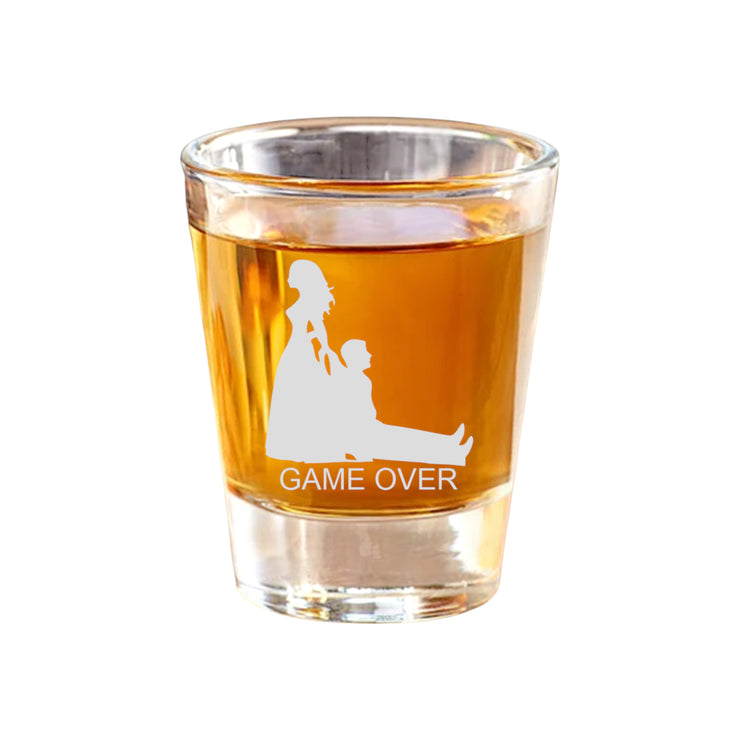 2oz Wedding Shot Glass