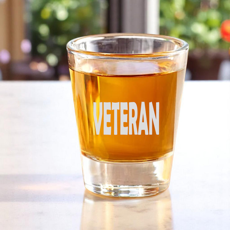 2oz Veteran Shot Glass