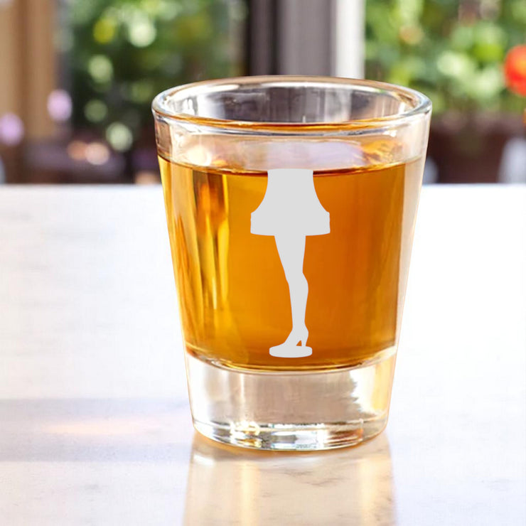 2oz Leg Lamp Shot Glass