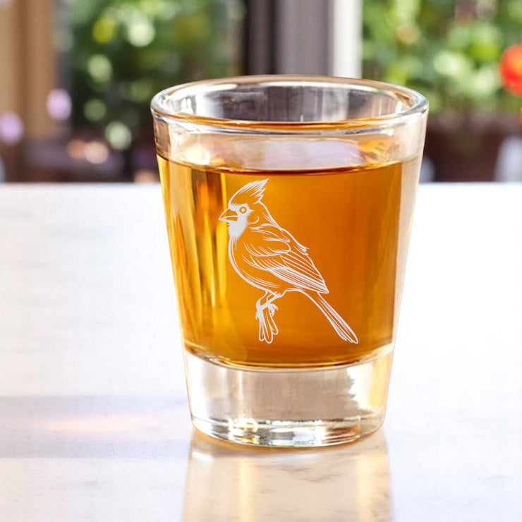 2oz Cardinal Shot Glass